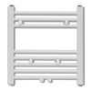 Bathroom Central Heating Towel Rail Radiator Straight 480 x 480 mm