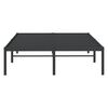vidaXL Metal Bed Frame without Mattress Black 120x190cm