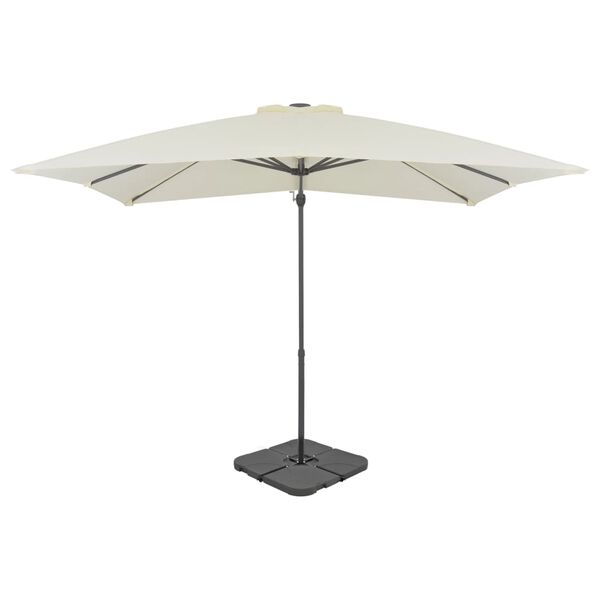vidaXL Garden Parasol with Portable Base Sand