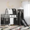 vidaXL Kids'Loft Bed Frame Black 90 x 190 cm Metal