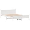 vidaXL Bed Frame without Mattress White 160x200 cm Solid Wood Pine