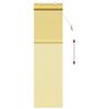 vidaXL Roller Blind with Curtains Manual Yellow 60 x 220 cm Bamboo