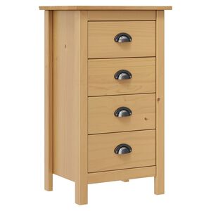 vidaXL Sideboard Hill 46x35x80 cm Solid Pine Wood