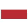 vidaXL Patio Retractable Side Awning 180x500 cm Red