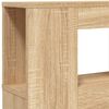 vidaXL LED Headboard Sonoma Oak 120x18.5x103.5 cm Engineered Wood