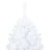 vidaXL Artificial Pre-lit Christmas Tree with Ball Set White 240 cm