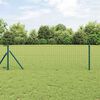 vidaXL Euro Fence Green 0.4 x 25 m PVC-coated iron