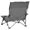 vidaXL Folding Beach Chairs 2 pcs Grey Fabric