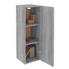 vidaXL TV Cabinets 2 pcs Grey Sonoma 30.5x30x90 cm Engineered Wood