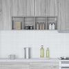 vidaXL Hanging Cabinet Grey Sonoma 30 x 29.5 x 100 cm Engineered Wood