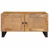 vidaXL Coffee Table Natural 80 x 50 x 40 cm Solid Mango Wood