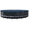 INTEX Pool Cover INTEX &Oslash;730 x 20 cm Round PVC Dark Blue and Grey