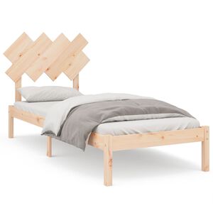 vidaXL Bed Frame without Mattress 90x200 cm Solid Wood