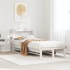 vidaXL Bed Frame without Mattress White 90x200 cm Solid Wood Pine