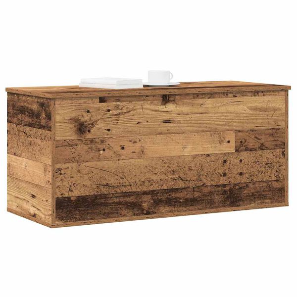 vidaXL Storage Box Old wood 100 x 42 x 46 cm Engineered Wood
