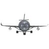 vidaXL Aviator Clock Grey 41x8x17 cm Metal