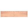 vidaXL Table Top Light Brown 180x40x(2-4) cm Treated Solid Wood Oak