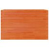 vidaXL Garden Planter Wax Brown 110x40x68.5 cm Solid Wood Pine