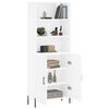 vidaXL Highboard White 69.5x34x180 cm Engineered Wood