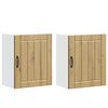 vidaXL Kitchen Wall Cabinets 2 pcs Lucca Artisan Oak Engineered Wood
