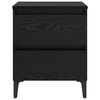 vidaXL Bedside Cabinet 2 pcs Black oak 40 x 35 x 50 cm Engineered wood