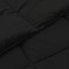 vidaXL Summer Duvet Quilted Black 135 x 220 cm Microfiber