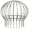 vidaXL Gutter Leaf Guard 8 pcs Silver 200 mm Stainless Steel