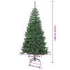 vidaXL Christmas Tree with 150 LEDs with Stand Green 120 cm PVC