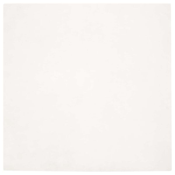 vidaXL Faux Rabbit Fur Rug Olite Cream 200 x 200 cm Polyester