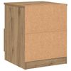 vidaXL Bedside Cabinet Artisan Oak 40x40x50 cm Engineered Wood