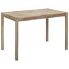 vidaXL Dining Table | Brown | Solid Acacia wood | 120x70x75 cm | Durable