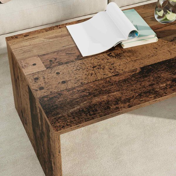 vidaXL Coffee Table Old Wood 95 x 50 x 34 cm Engineered Wood