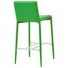 vidaXL Bar Stools 2 pcs Green Faux Leather