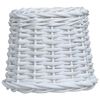 vidaXL Lamp Shade Wicker 25x17 cm White