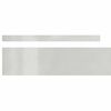 vidaXL Lawn Edging Silver 450 x 0.05 x 10 cm Stainless Steel