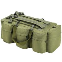 vidaXL 3-in-1 Army-Style Duffel Bag 90 L Olive Green