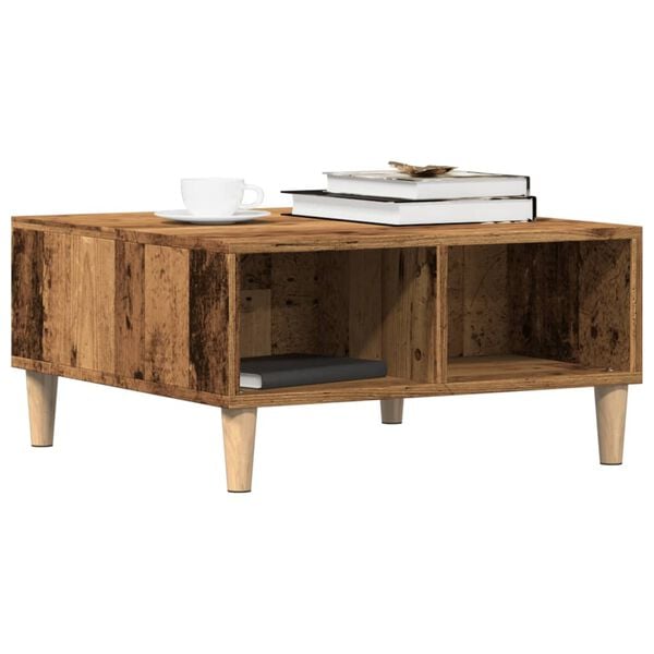 vidaXL Coffee Table Old Wood 60x60x30 cm Engineered Wood