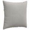 vidaXL Sofa Pillows 2 pcs Light Grey 80 x 80 cm Fabric