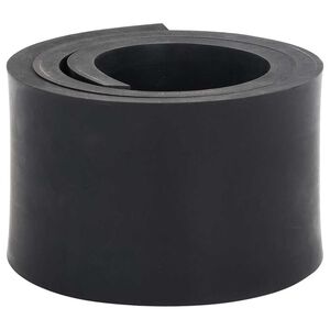vidaXL Rubber Edge for Snow Plow Black 100x8x1 cm