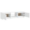 vidaXL TV Cabinet with LED Lights White 140x40x36 cm