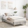 vidaXL Bed Frame No Mattress Concrete Grey 90x190 cm Single Engineered Wood