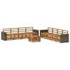 vidaXL Sofa Sets 9 pcs Solid Acacia Wood