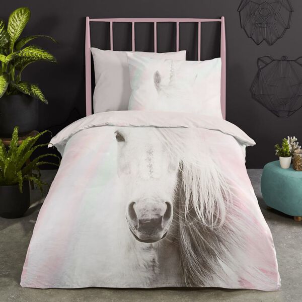Good Morning Kids Duvet Cover FLUFFY 140x200/220 cm Pink