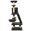 vidaXL Cat Tree with Sisal Scratching Posts Dark Grey 122 cm