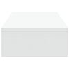 vidaXL Monitor Stand Adjustable White 60x24x10.5 cm Engineered Wood