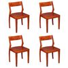 vidaXL Dining Chairs 4 pcs Solid Acacia Wood