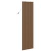 vidaXL Roller Blind with Curtains Manual Brown 60 x 220 cm Bamboo