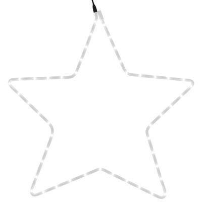 vidaXL Christmas Star Figure with 48 LEDs Warm White 56 cm