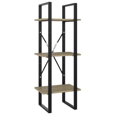 vidaXL 5-Tier Book Cabinet Sonoma Oak 40x30x175 cm Engineered Wood