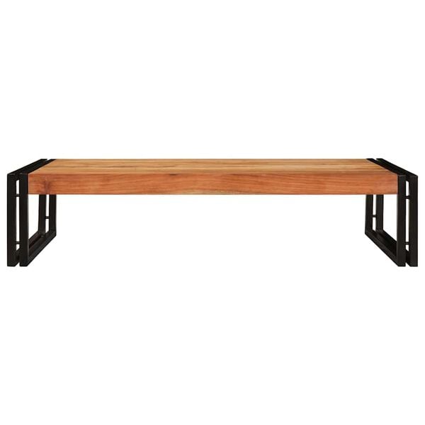 vidaXL Bathroom Shelf Brown 100 x 50 x 23 cm Solid Acacia Wood